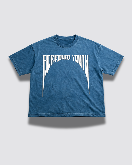 Youth Oversized Denim Washed T-Shirt