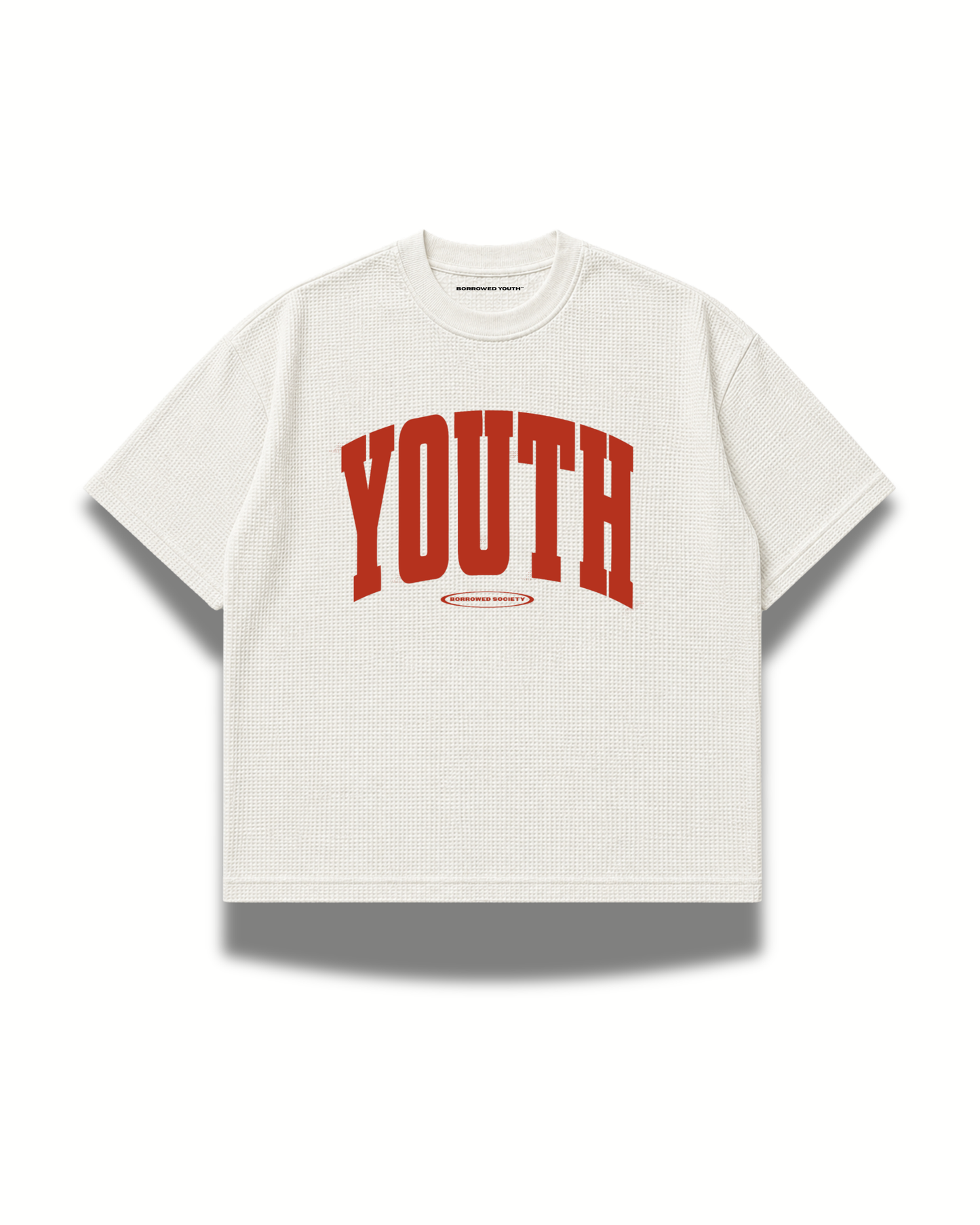 Youth Boxy Waffle Knit T-Shirt