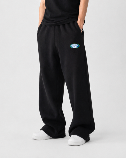 Borrowed Youth Baggy Sweatpants (Black)
