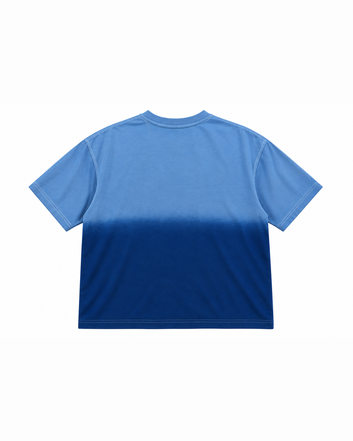 Blue Ombré Oversized T-Shirt