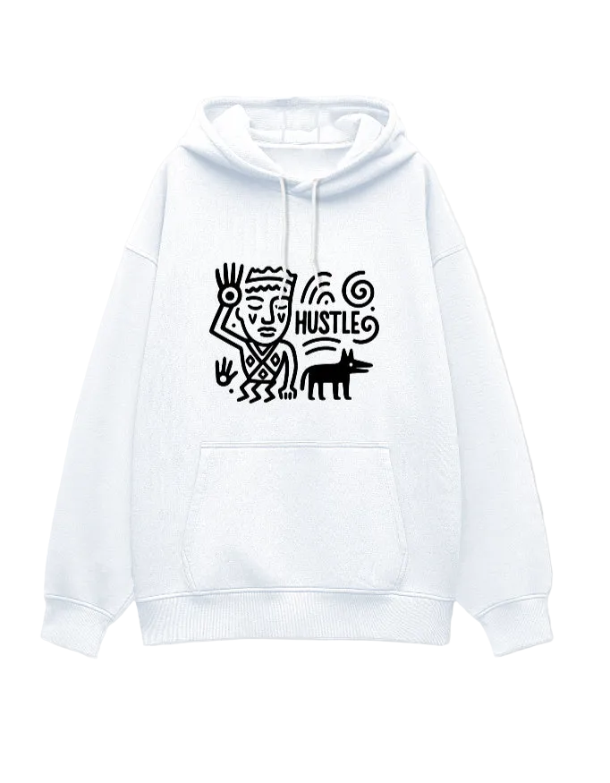 Tribal Oversized Hoodie