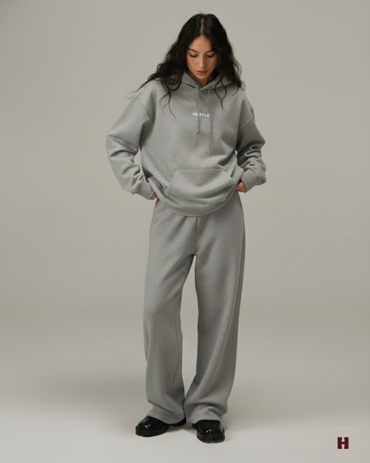 HUSTLE Grey Hoodie