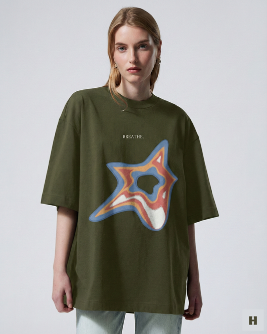 Breathe Unisex Oversized Classic T-Shirt
