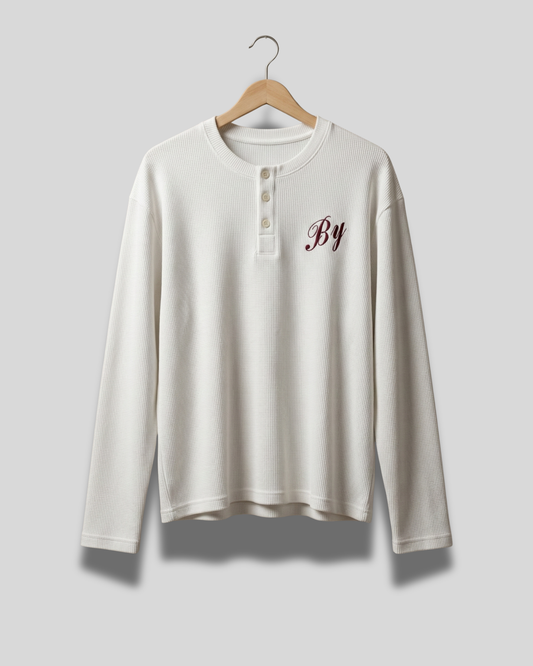 Henley Waffle Knit Shirt