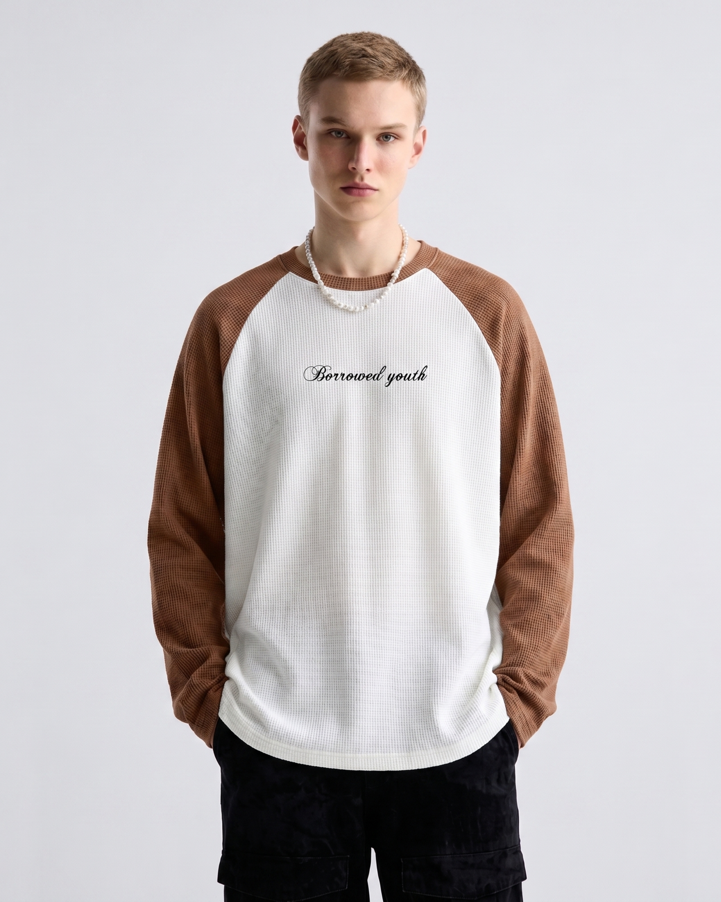 Raglan Waffle Knit