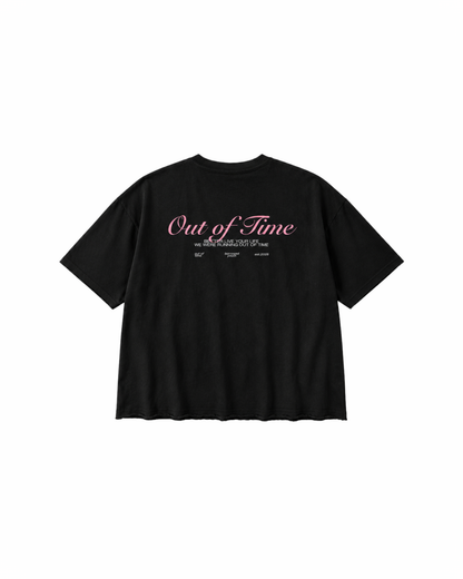 Out of Time Raw Hem T-Shirt