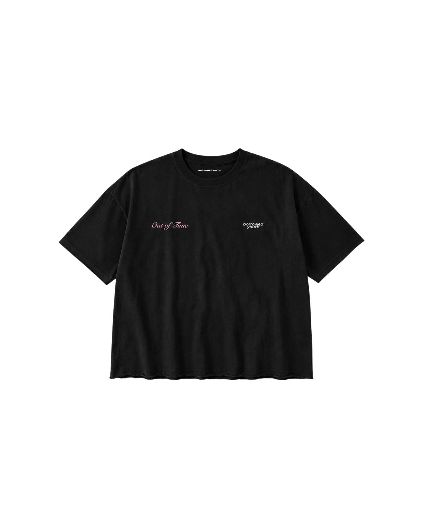 Out of Time Raw Hem T-Shirt