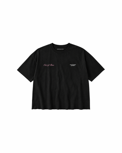 Out of Time Raw Hem T-Shirt