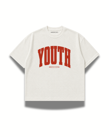 Youth Boxy Waffle Knit T-Shirt