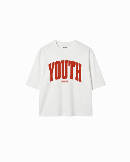 Youth Boxy Waffle Knit T-Shirt