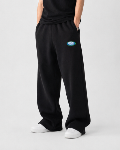 Borrowed Youth Baggy Sweatpants (Black)