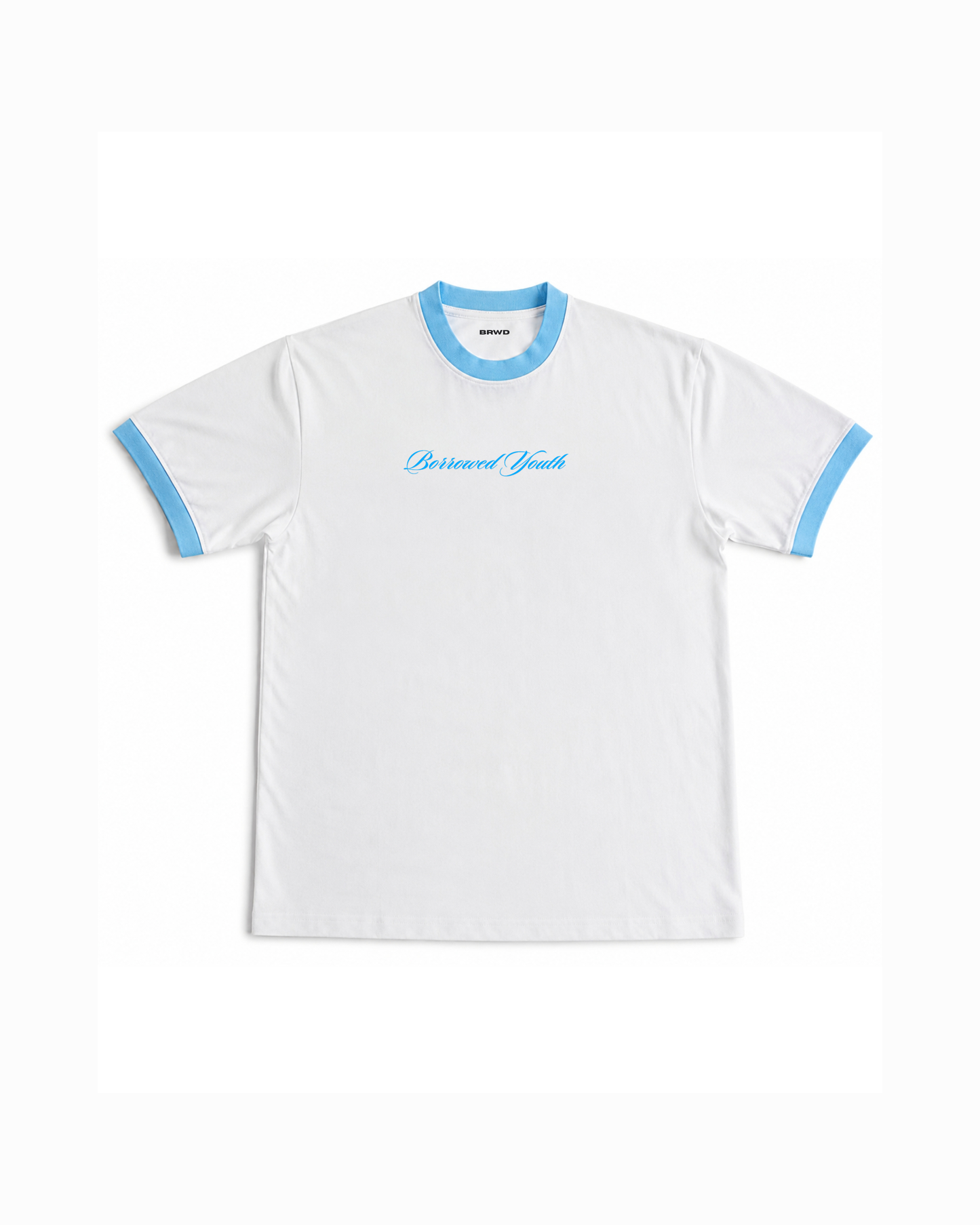 Ringer T-Shirt Blue & White