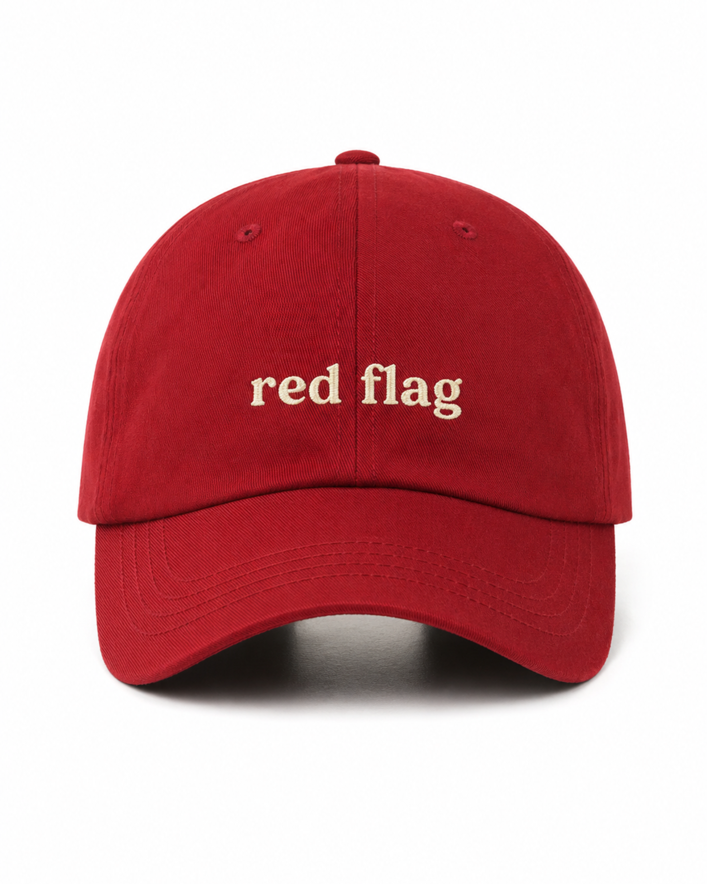 Red Flag Cap (Embroidered)