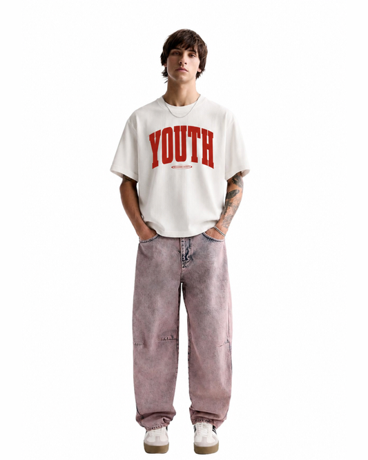 Youth Boxy Waffle Knit T-Shirt