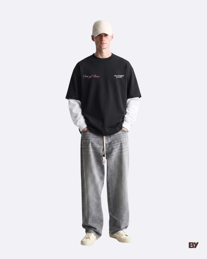 Layered Oversized Full Sleeve T-Shirt