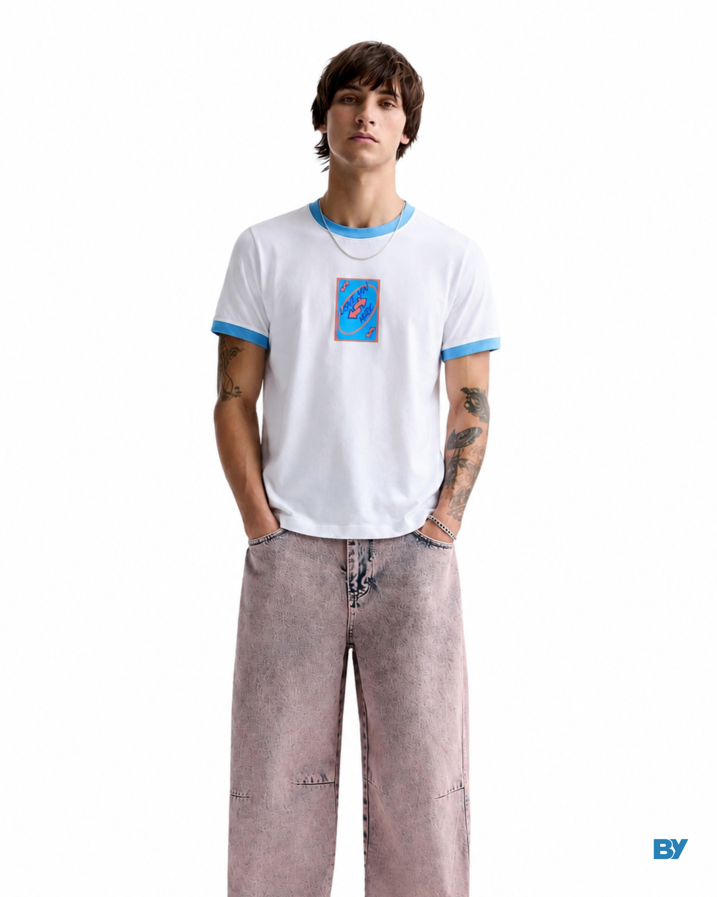 Love You More Ringer Tee