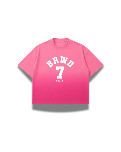 Borrowed Youth Ombré Washed Pink T-Shirt