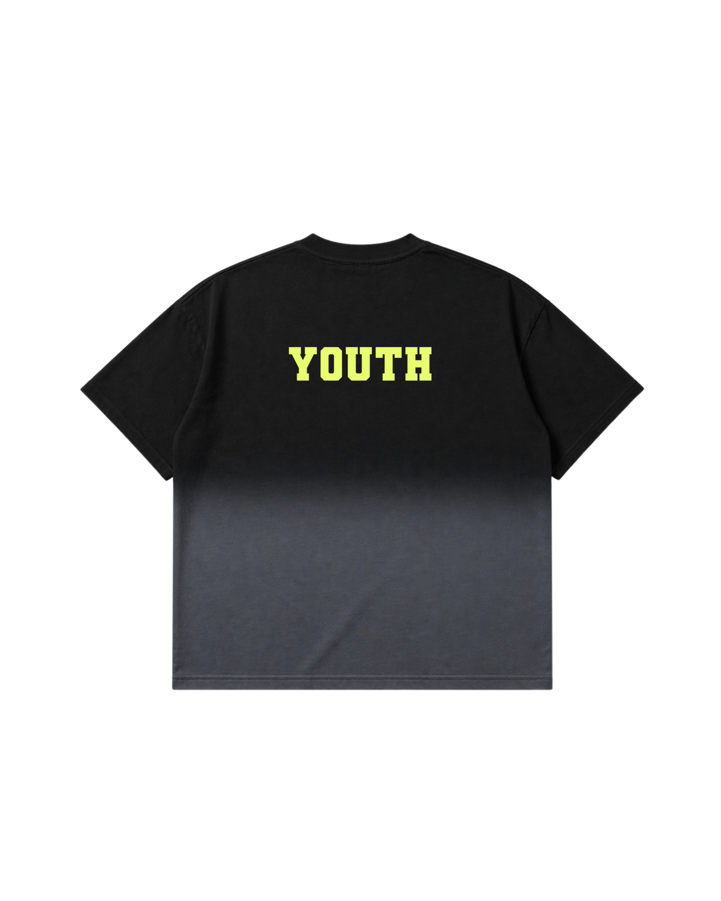 BRWD Black Ombré Boxy Oversized T-Shirt
