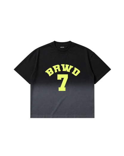 BRWD Black Ombré Boxy Oversized T-Shirt