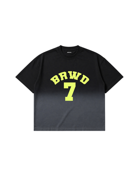 BRWD Black Ombré Boxy Oversized T-Shirt