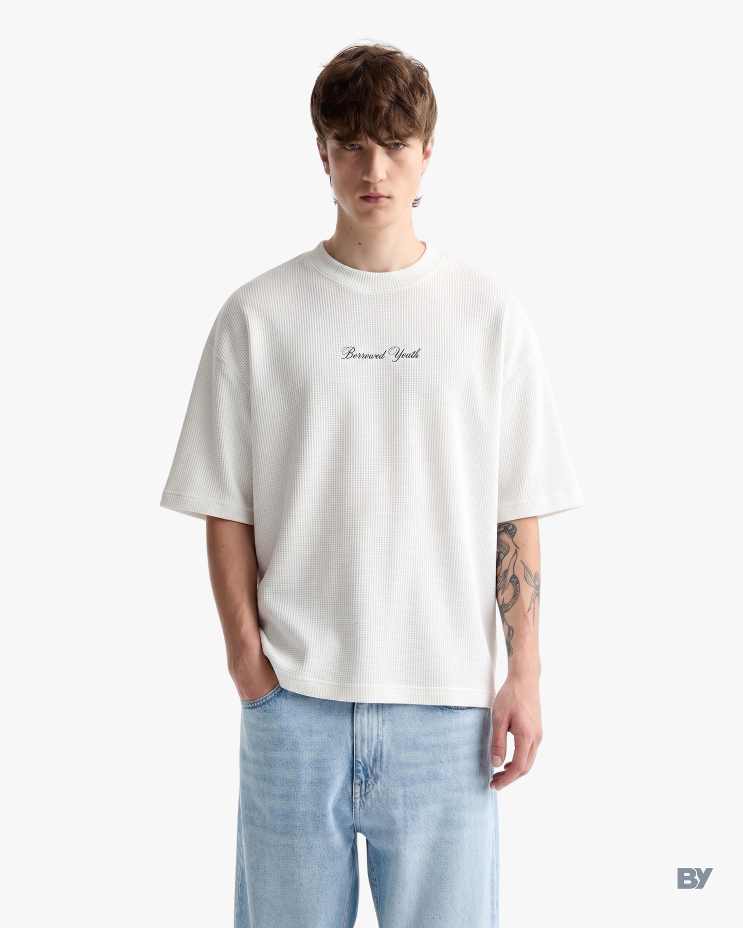 Waffle Boxy T-Shirt