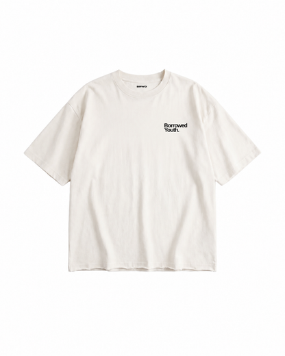 Cropped Raw Hem T-Shirt