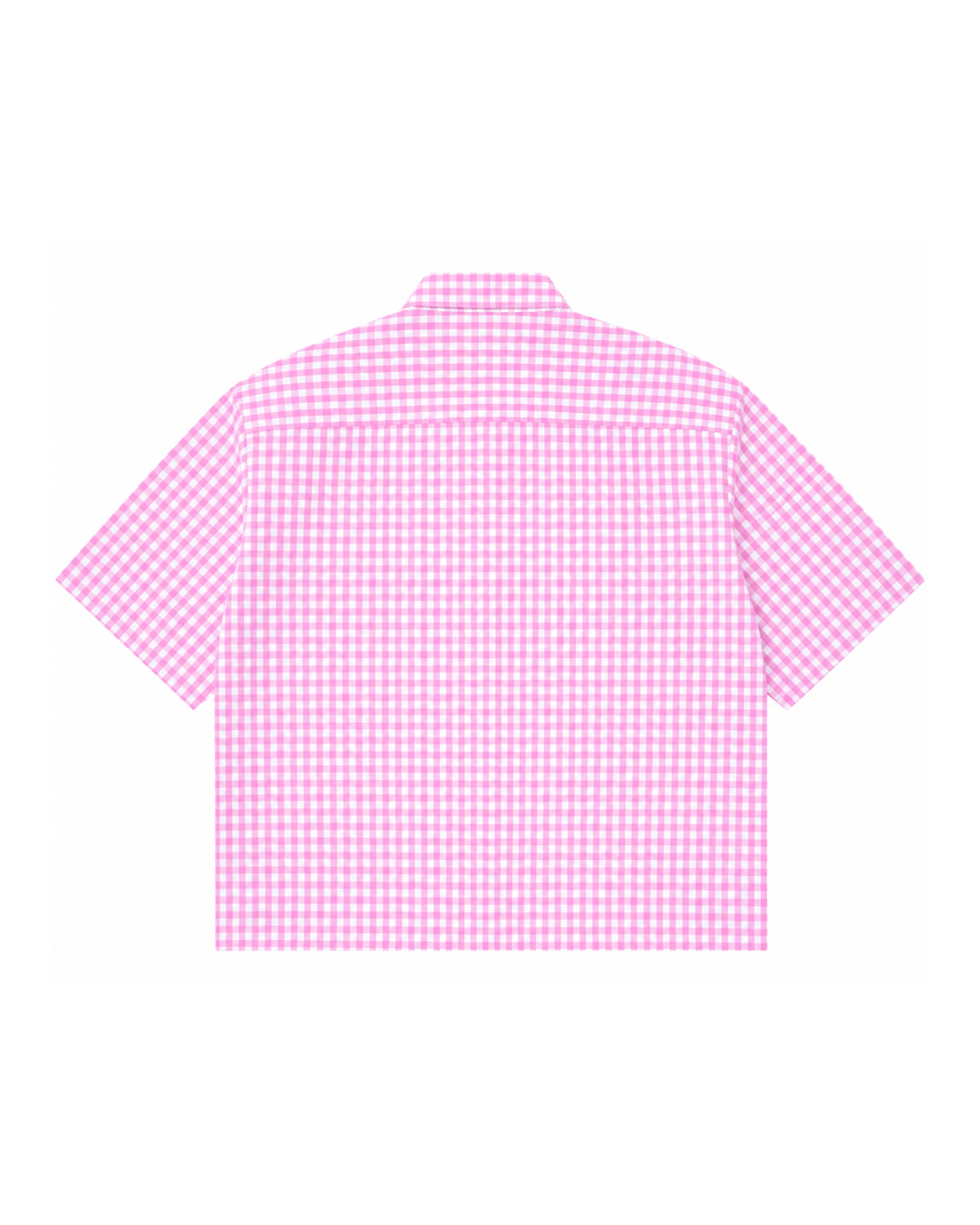 Oxford Boxy Pink Gingham Shirt