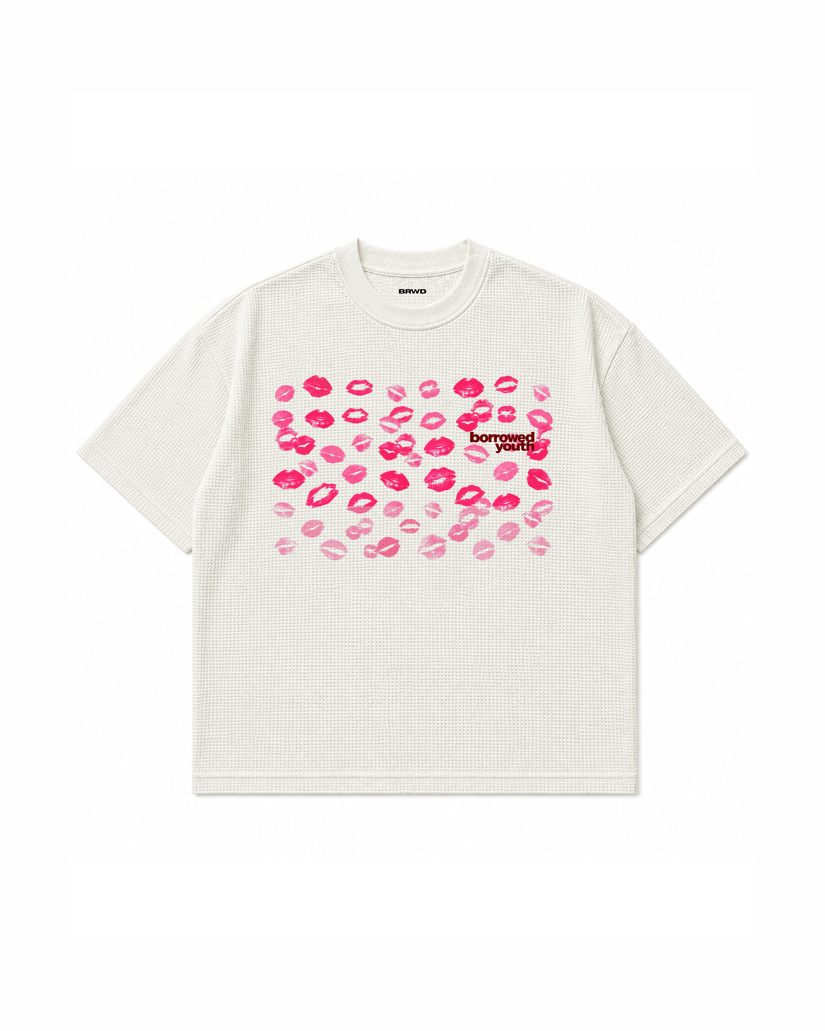 Kissed Waffle Knit T-Shirt