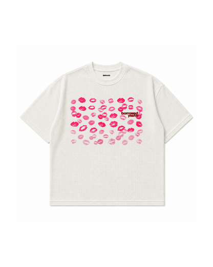 Kissed Waffle Knit T-Shirt