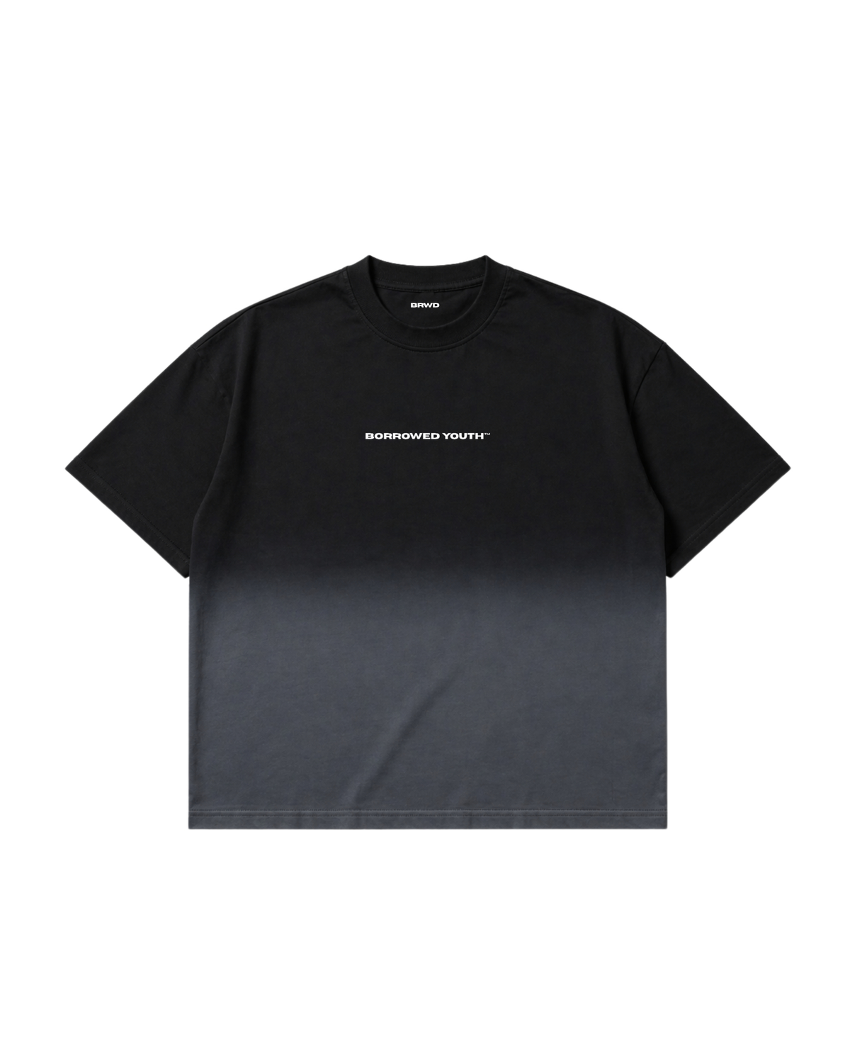 Boxy Black Ombrè T-Shirt