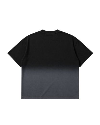 Boxy Black Ombrè T-Shirt