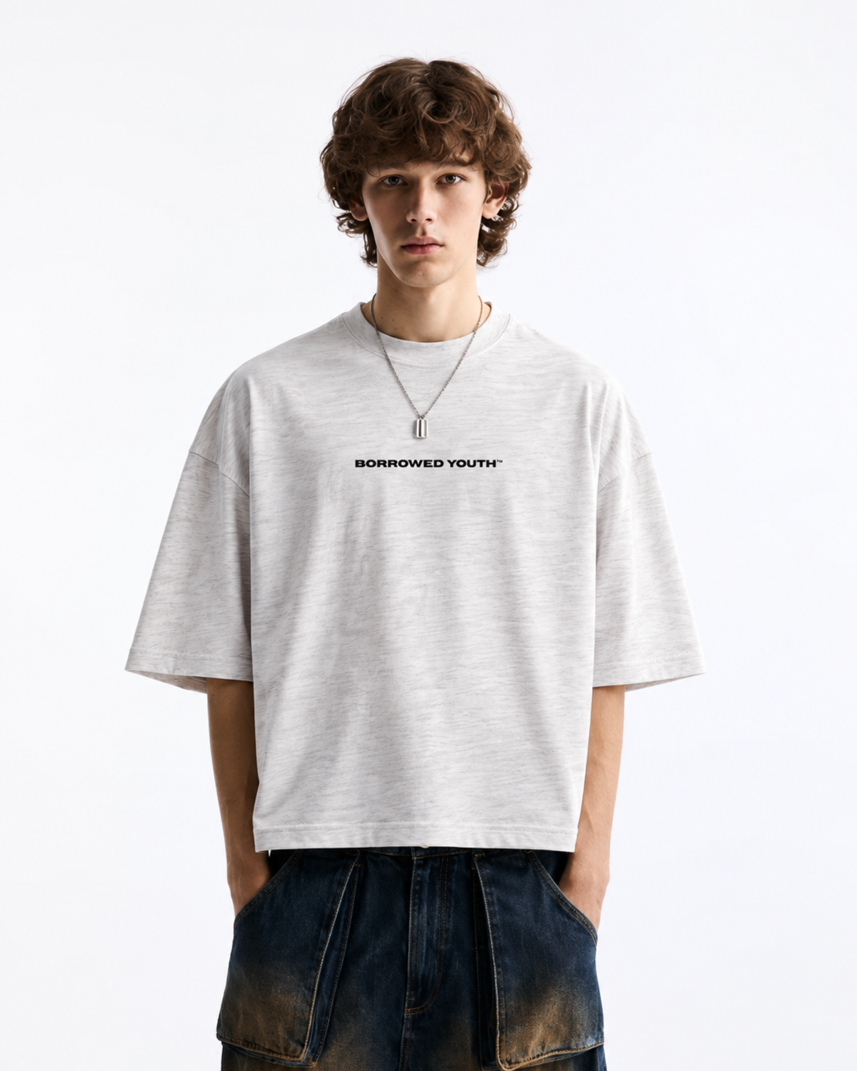 Slub Cotton Boxy Tee