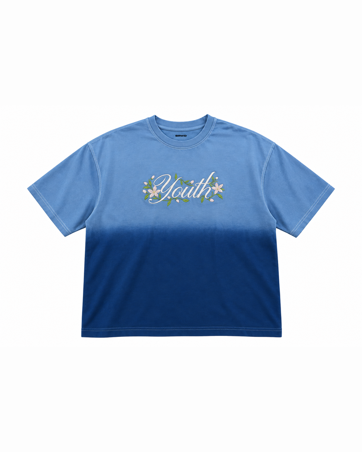 Blue Ombré Oversized T-Shirt