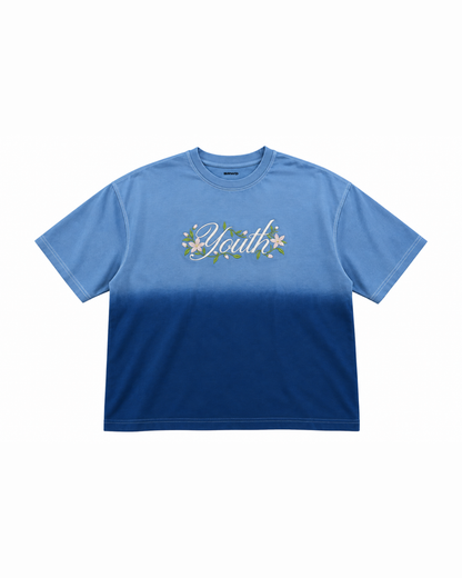 Blue Ombré Oversized T-Shirt