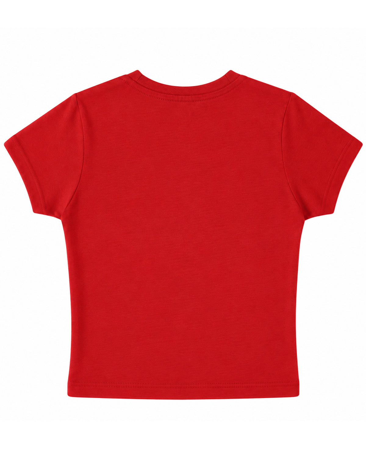 Red Baby Tee Back Design