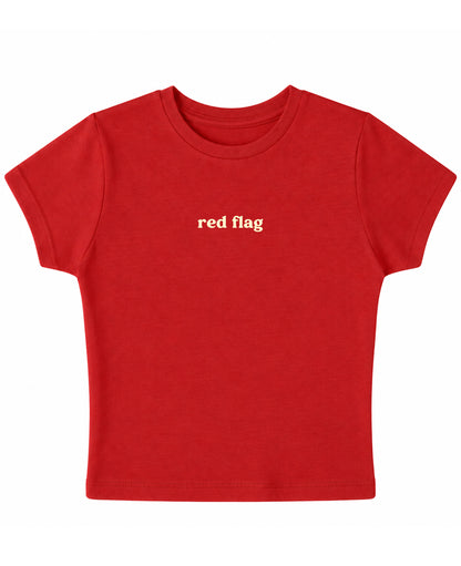 Red Baby Tee Front Design