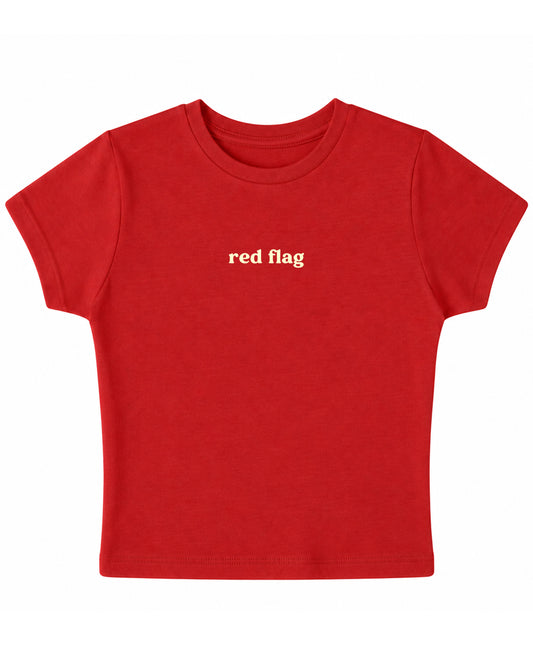 Red Baby Tee Front Design